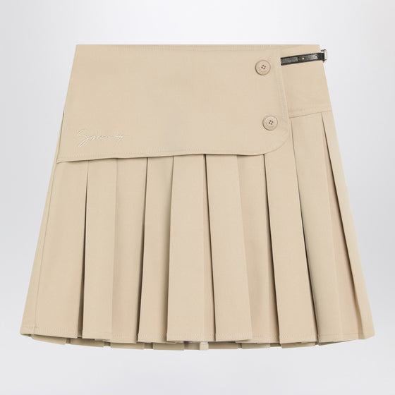 Givenchy Sand pleated skirt