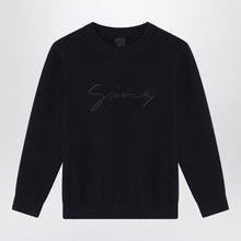  Givenchy Blue cotton and cashmere sweater