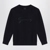 Givenchy Blue cotton and cashmere sweater