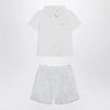 Givenchy White/light blue cotton two-piece set