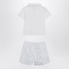 Givenchy White/light blue cotton two-piece set
