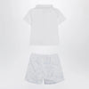 Givenchy White/light blue cotton two-piece set