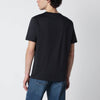 ZEGNA Navy blue T-shirt with embroidered logo