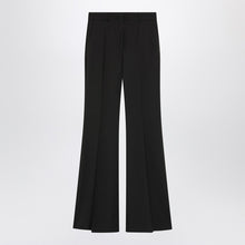  Sportmax Brown flared trousers in stretch wool