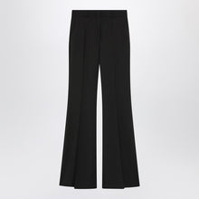  Sportmax Brown flared trousers in stretch wool