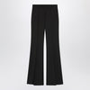 Sportmax Brown flared trousers in stretch wool