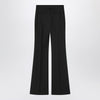 Sportmax Brown flared trousers in stretch wool