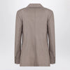 Max Mara Double-breasted cashmere jacket in dove color