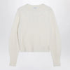 Max Mara Ivory sweater in stretch cashmere knit