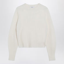  Max Mara Ivory sweater in stretch cashmere knit