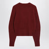 Max Mara Raspberry sweater in stretch cashmere knit