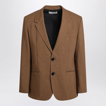  Ami Paris Hazelnut single-breasted wool jacket