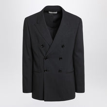  Ami Paris Anthracite grey double-breasted wool jacket