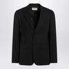 Ami Paris Single-Breasted Jacket Black Wool