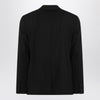 Ami Paris Single-Breasted Jacket Black Wool