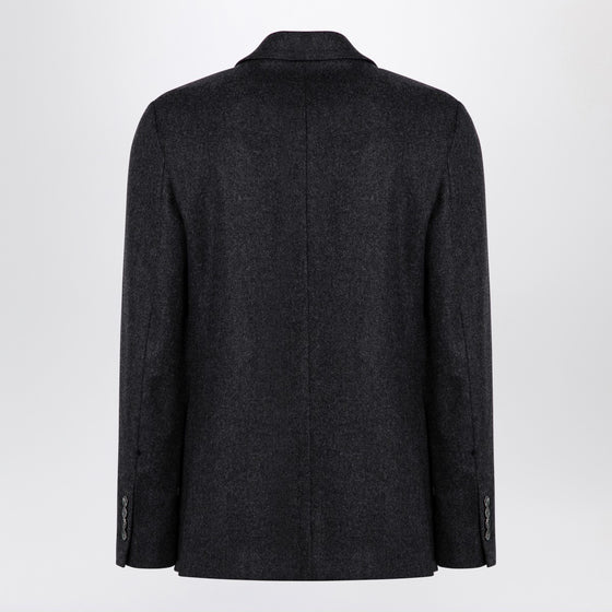 Ami Paris Grey wool double-breasted jacket