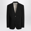 Ami Paris Black single-breasted wool jacket