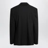 Ami Paris Black single-breasted wool jacket