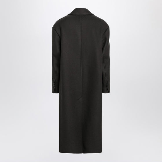 Ami Paris Anthracite grey double-breasted wool coat