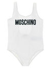 Moschino Kid Teen Logo Lettering One-piece Swimsuit