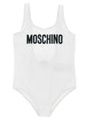Moschino Kid Teen Logo Lettering One-piece Swimsuit