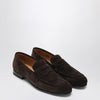 Church''s Brown Heswall suede leather loafers