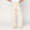 HAIKURE Wide ecru corduroy trousers