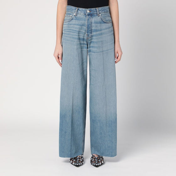 HAIKURE Wide blue washed jeans