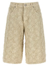 Haikure Bermuda Shorts Becky Fur Denim