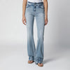 HAIKURE Flora high-waisted flared jeans in light blue denim