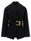Balmain Anthem Belted Caban