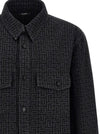 Balmain Monogram Pattern Overshirt