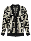 Balmain Monogram Macro Cardigan