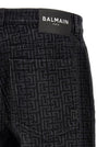 Balmain Monogram Pattern Jeans