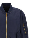 Balmain Logo Embroidery Bomber Jacket