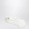 Heavenly Jelly Transparent Lily ballet flats in PVC with beaded flowers