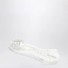 Heavenly Jelly Transparent Bloomi ballet flats in PVC with beaded flowers