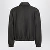 Ami Paris Grey wool Ami De Coeur bomber