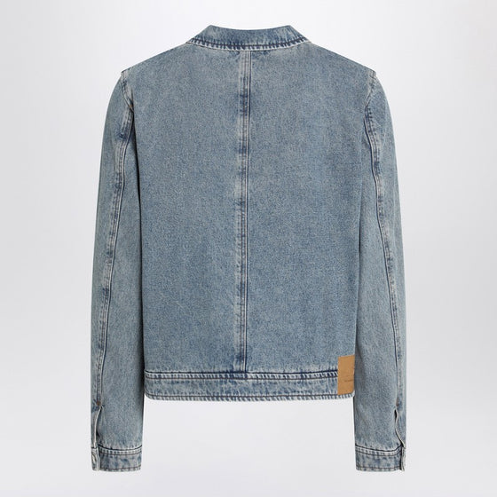 Ami Paris Denim zip-up Ami De Coeur jacket