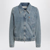 Ami Paris Denim zip-up Ami De Coeur jacket