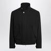 Ami Paris Black zip-up wool jacket