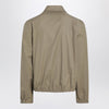 Ami Paris Beige Ami De Coeur zip-up jacket
