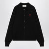 Ami Paris Ami De Coeur black cardigan