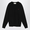 Ami Paris Black Ami De Coeur sweater