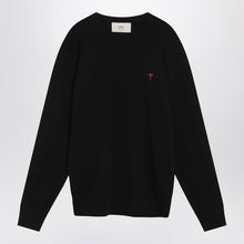  Ami Paris Black Ami De Coeur sweater