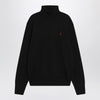 Ami Paris Black turtleneck sweater Ami De Coeur
