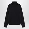 Ami Paris Navy blue turtleneck sweater Ami De Coeur