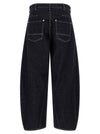Comme Des Garҫons Homme Contrast Stitching Jeans