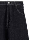 Comme Des Garҫons Homme Contrast Stitching Jeans