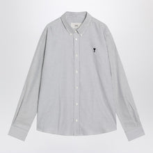  Ami Paris Ami De Coeur striped white shirt